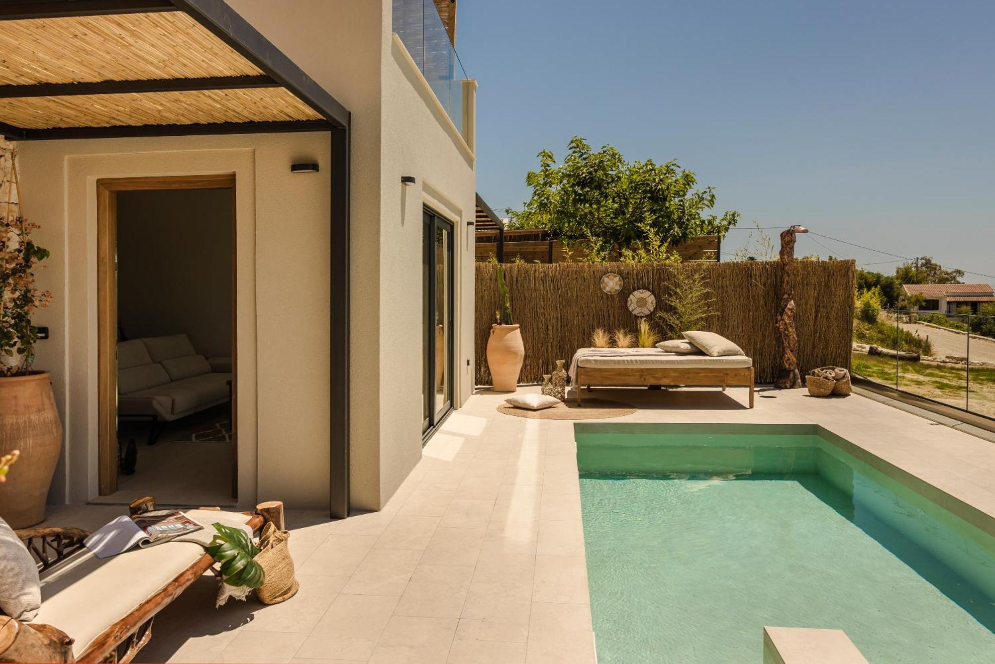 Hilaritas Luxury Suites Sea View, Private Pool & Jacuzzi Paradise Ratzaklion Ngoại thất bức ảnh