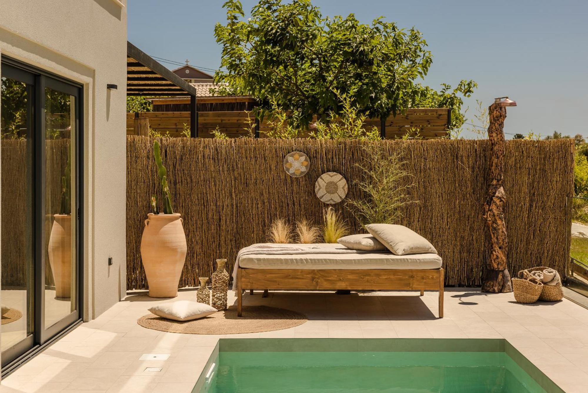 Hilaritas Luxury Suites Sea View, Private Pool & Jacuzzi Paradise Ratzaklion Ngoại thất bức ảnh