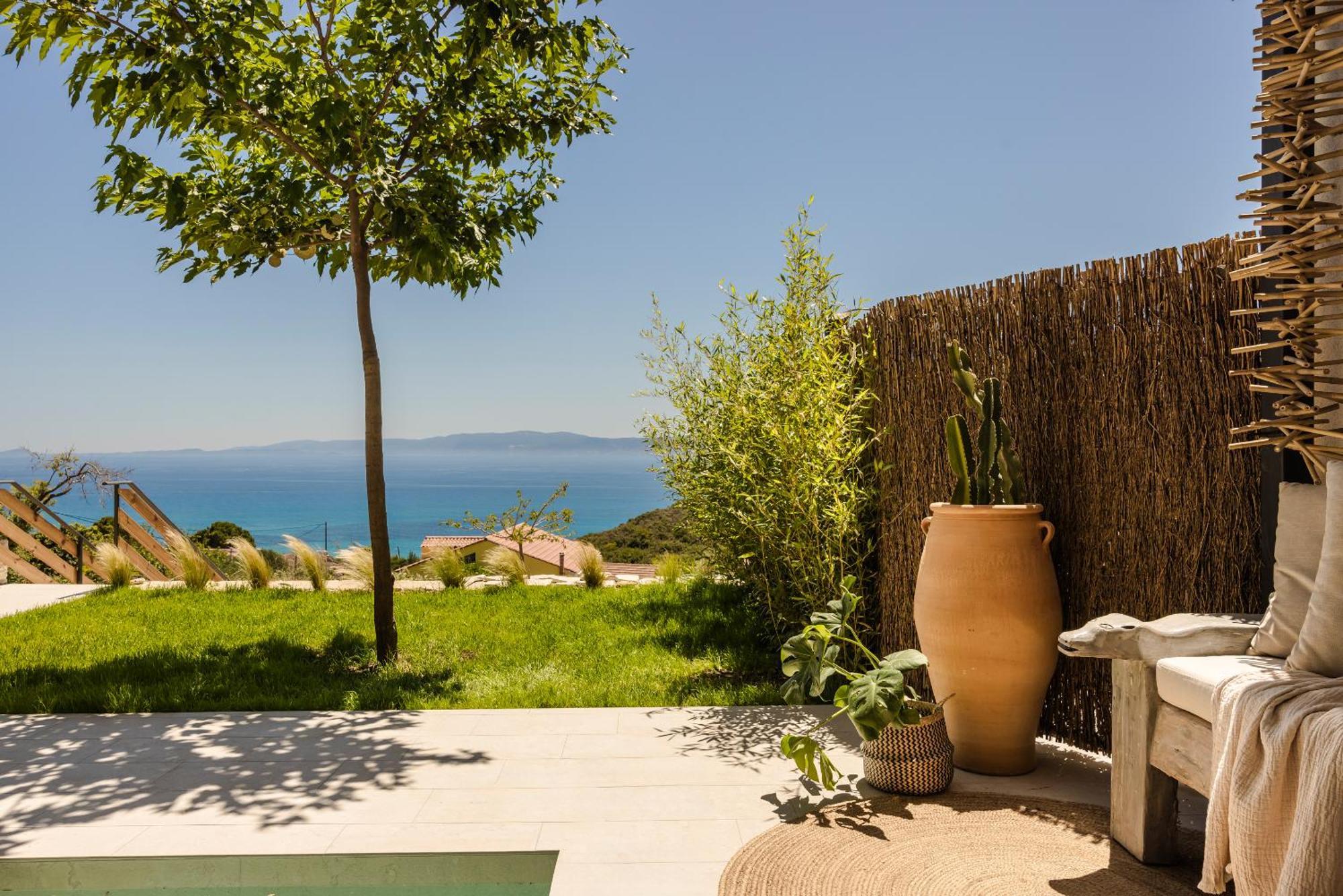Hilaritas Luxury Suites Sea View, Private Pool & Jacuzzi Paradise Ratzaklion Ngoại thất bức ảnh