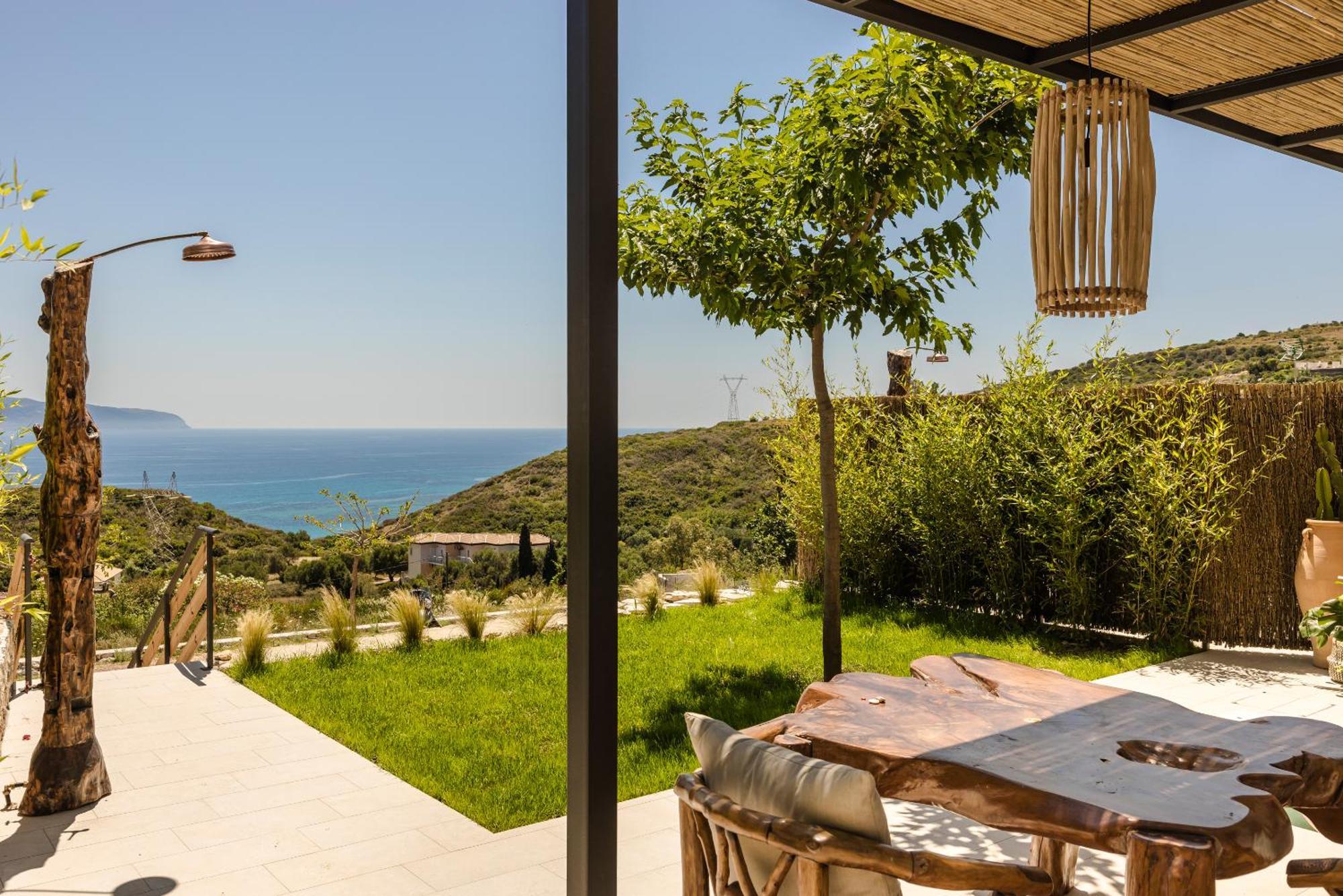 Hilaritas Luxury Suites Sea View, Private Pool & Jacuzzi Paradise Ratzaklion Ngoại thất bức ảnh